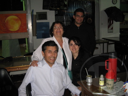 Norma junto a los profesores de EnDiAs