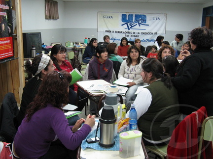 Trabajando en los talleres