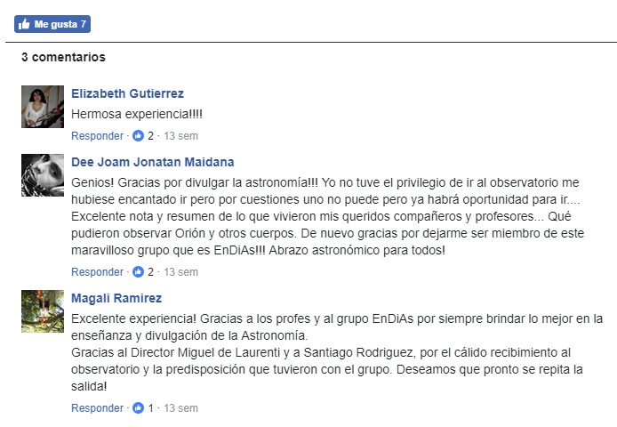comentarios