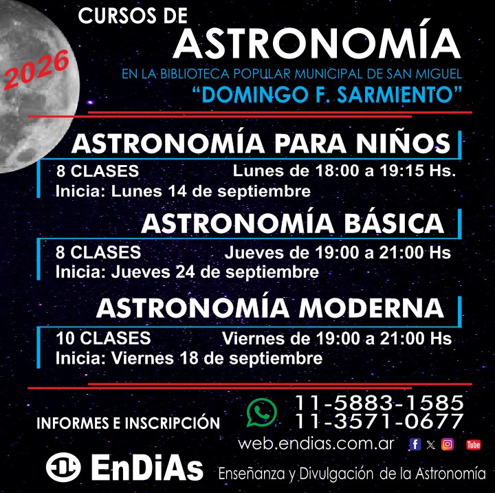 Cursos de EnDiAs 2026 2do semestre